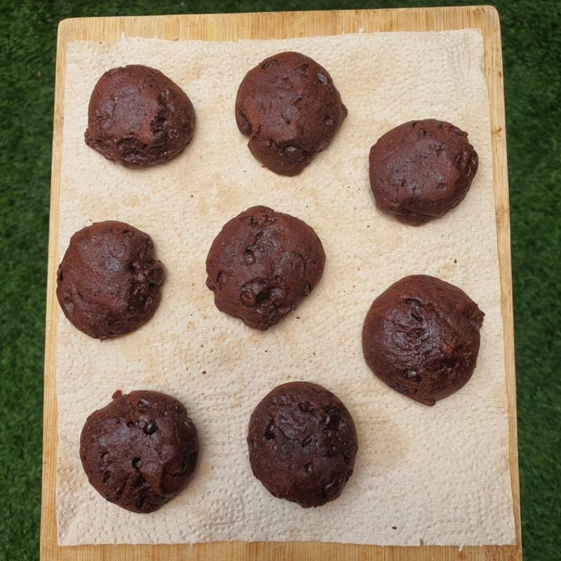 

KUKIs SOFT GLUTEN FREE BIG SIZE AMORGANIC/BAKED COOKIES COKLAT/BROWNIES/KUE KERING SEHAT DIET