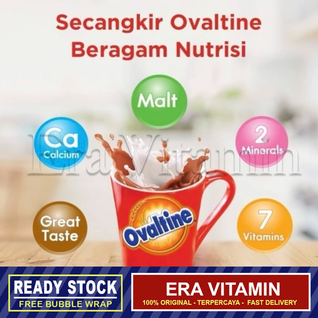 

Ay00! Ovaltine 3 in 1 Susu Bubuk 18 Stick Iced Choco Ovaltin