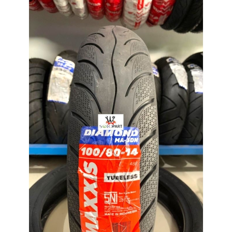 Ban Maxxis 100/80-14 Ban Ring 14 Tubeless ban maxxis 100/80-14 ban montor ring 14 ban maksis 100/80-