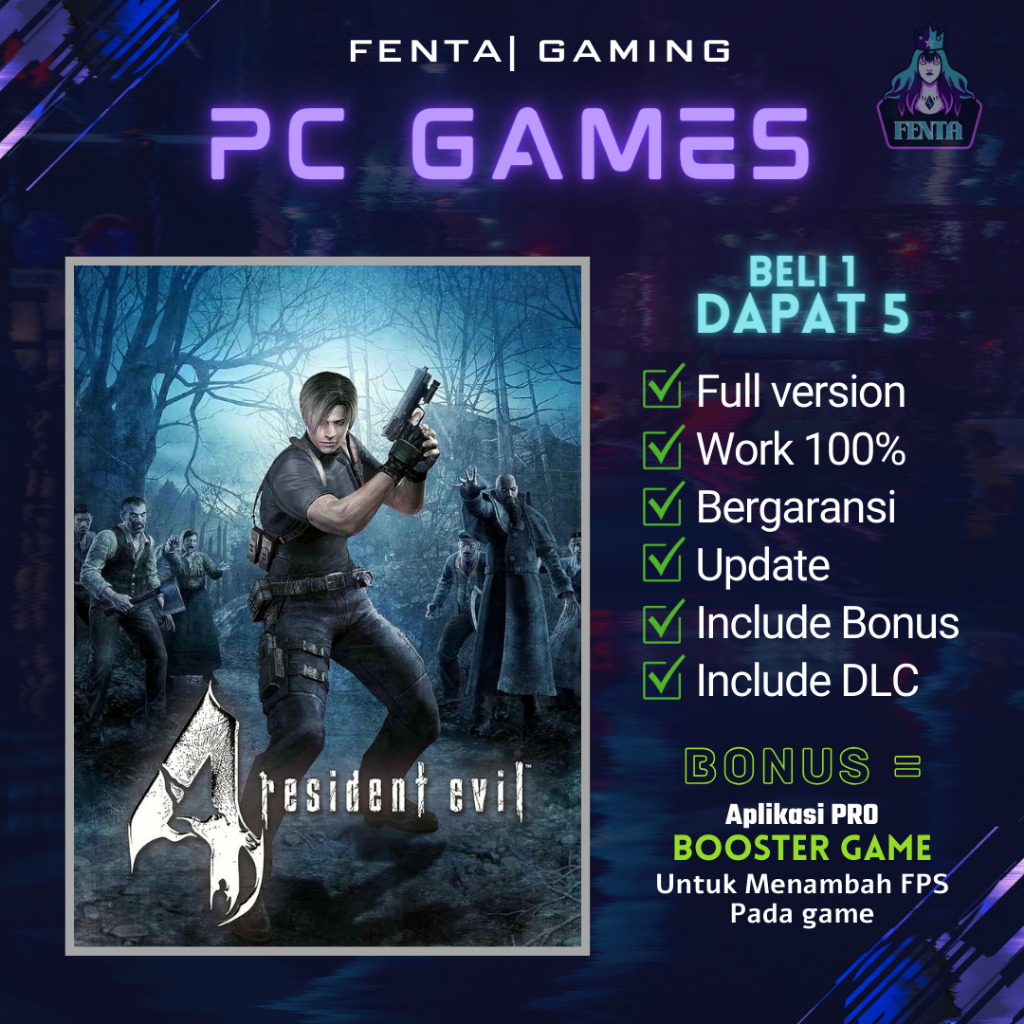 RESIDENT EVIL 4 ULTIMATE HD EDITION - GAME PC - GAME LAPTOP