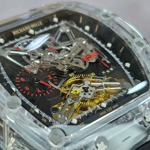 Jam tangan Automatic Swiss Tourbillon RM 56-01 Sapphire fullset