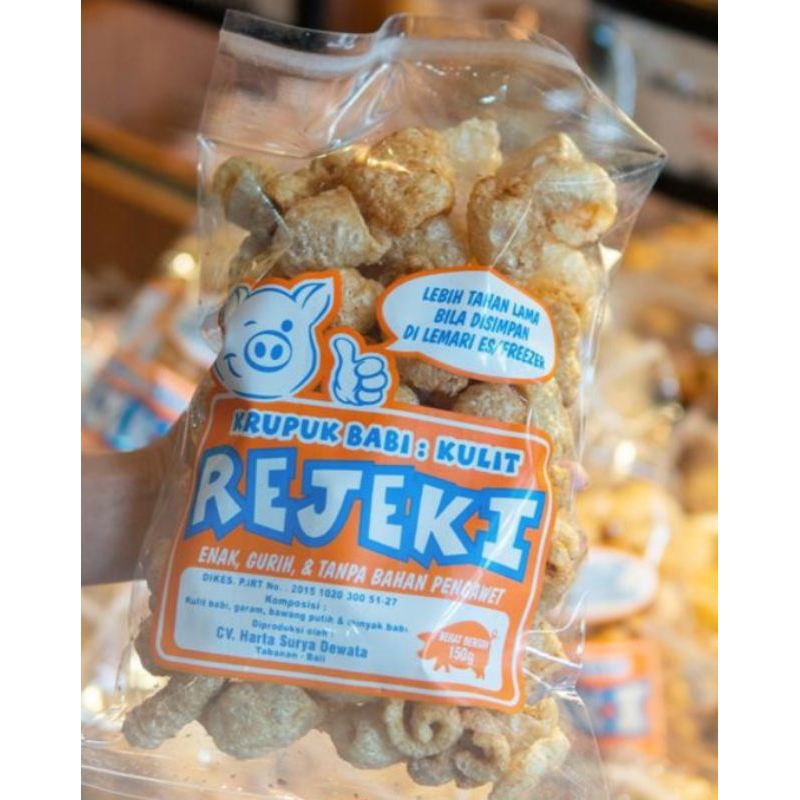 

Krupuk Babi Kulit Rejeki 150g