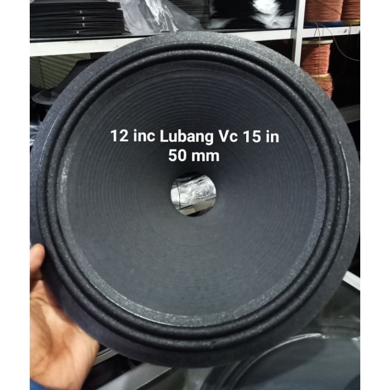 2 pcs Daun Speaker 12 in Full range Lubang Spul 2 in/ 50 mm