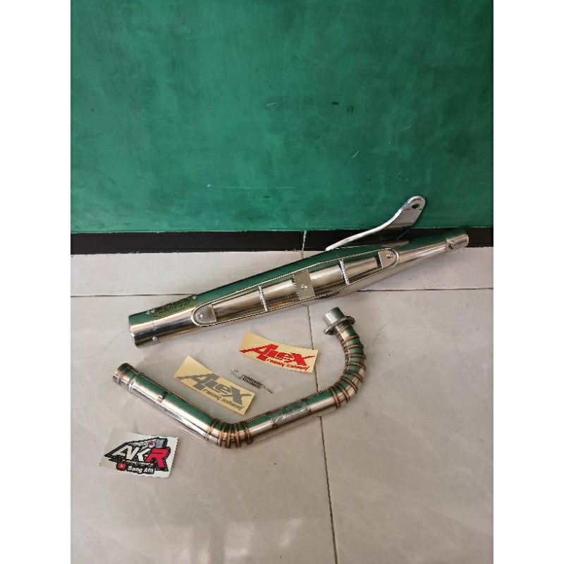 Knalpot cb125. Model. Cb125 original AL EX SUARA PLORR PNP CB GL MP TIGER HEREX