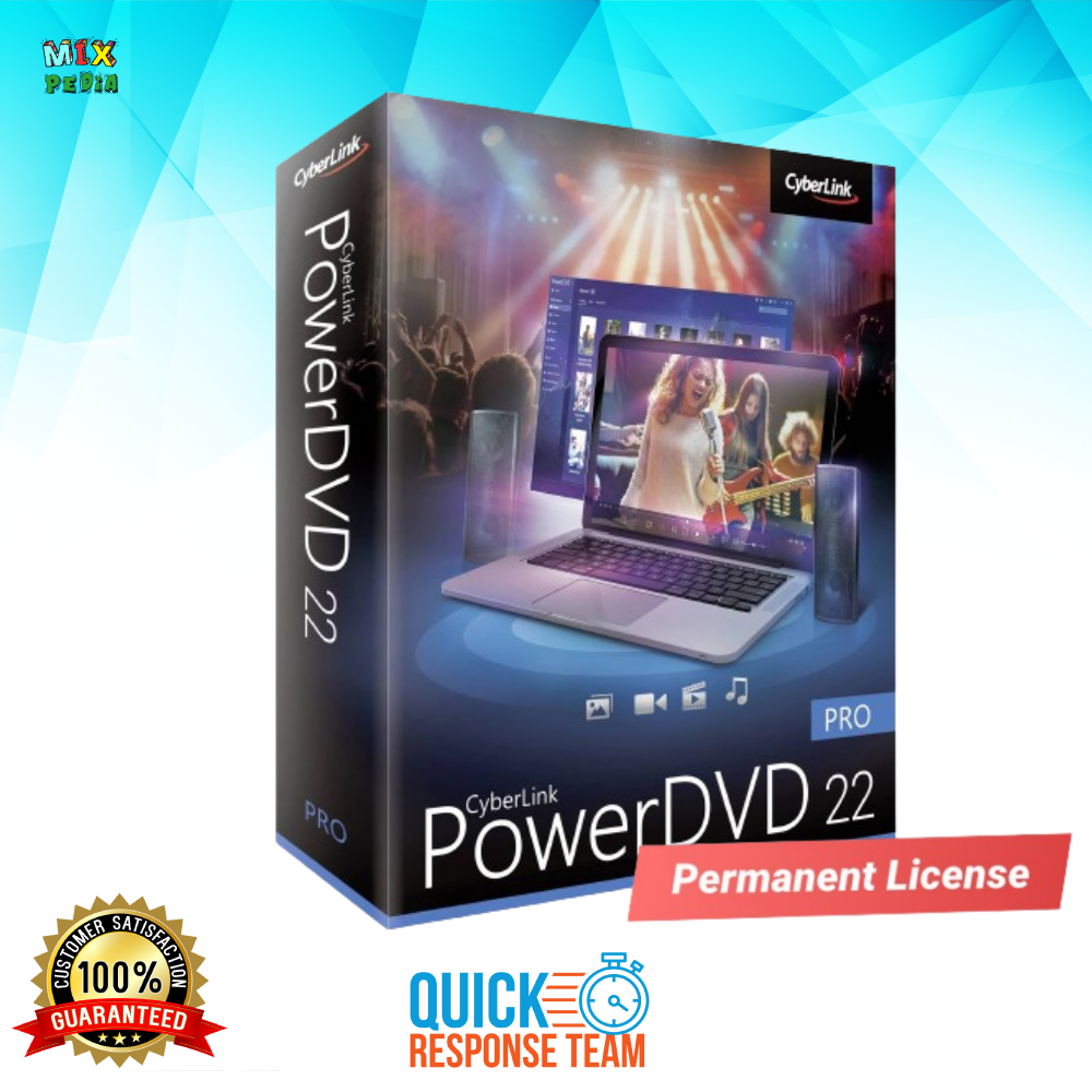 CyberLink PowerDVD 22 Pro Product Key ORIGINAL - Lisensi LifeTime ( Selamanya )