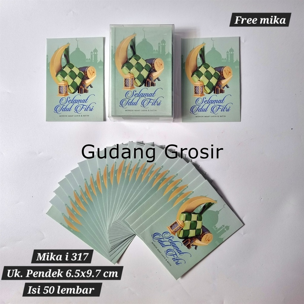 

ANGPAO AMPLOP LEBARAN IDUL FITRI MURAH MERIAH READY STOCK KOTAK MIKA ISI 50 LEMBAR