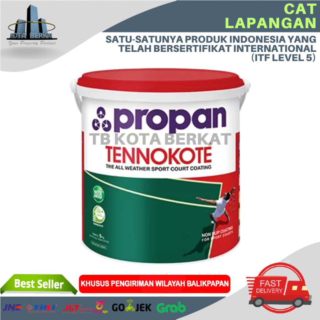 CAT LAPANGAN TENNOKOTE PROPAN 5KG (GALON)