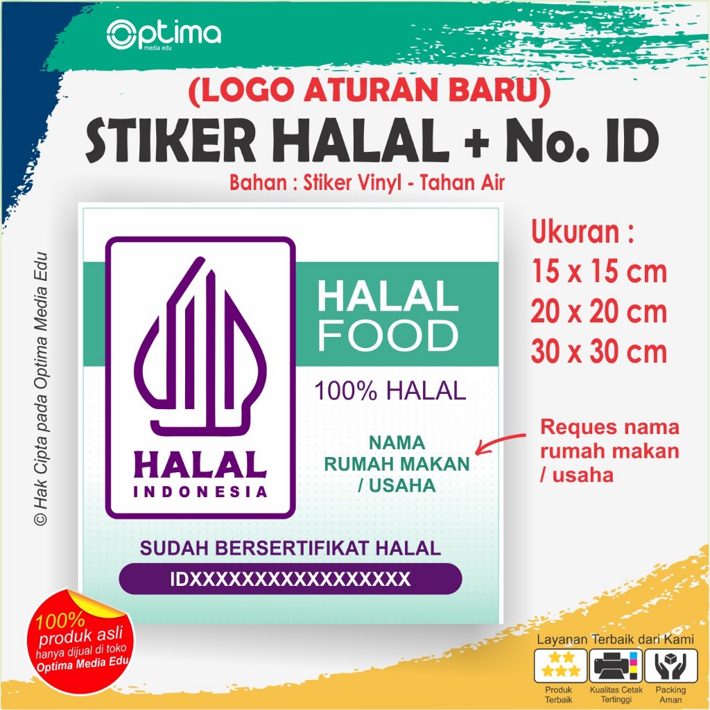 

Stiker Halal dengan Background