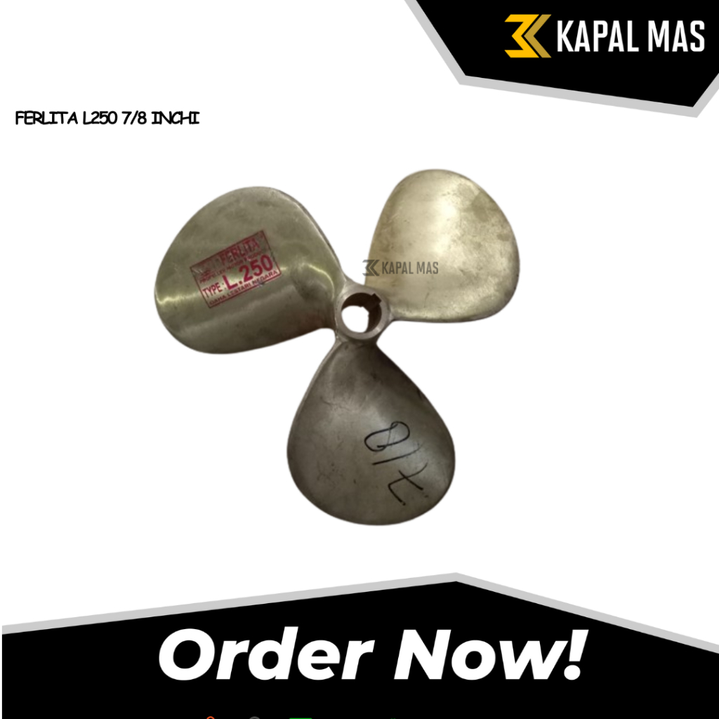 BALING BALING KAPAL FERLITA L250 x 2 DAUN 3 DAUN/ BALING MESIN KAPAL KATINTING PERAHU