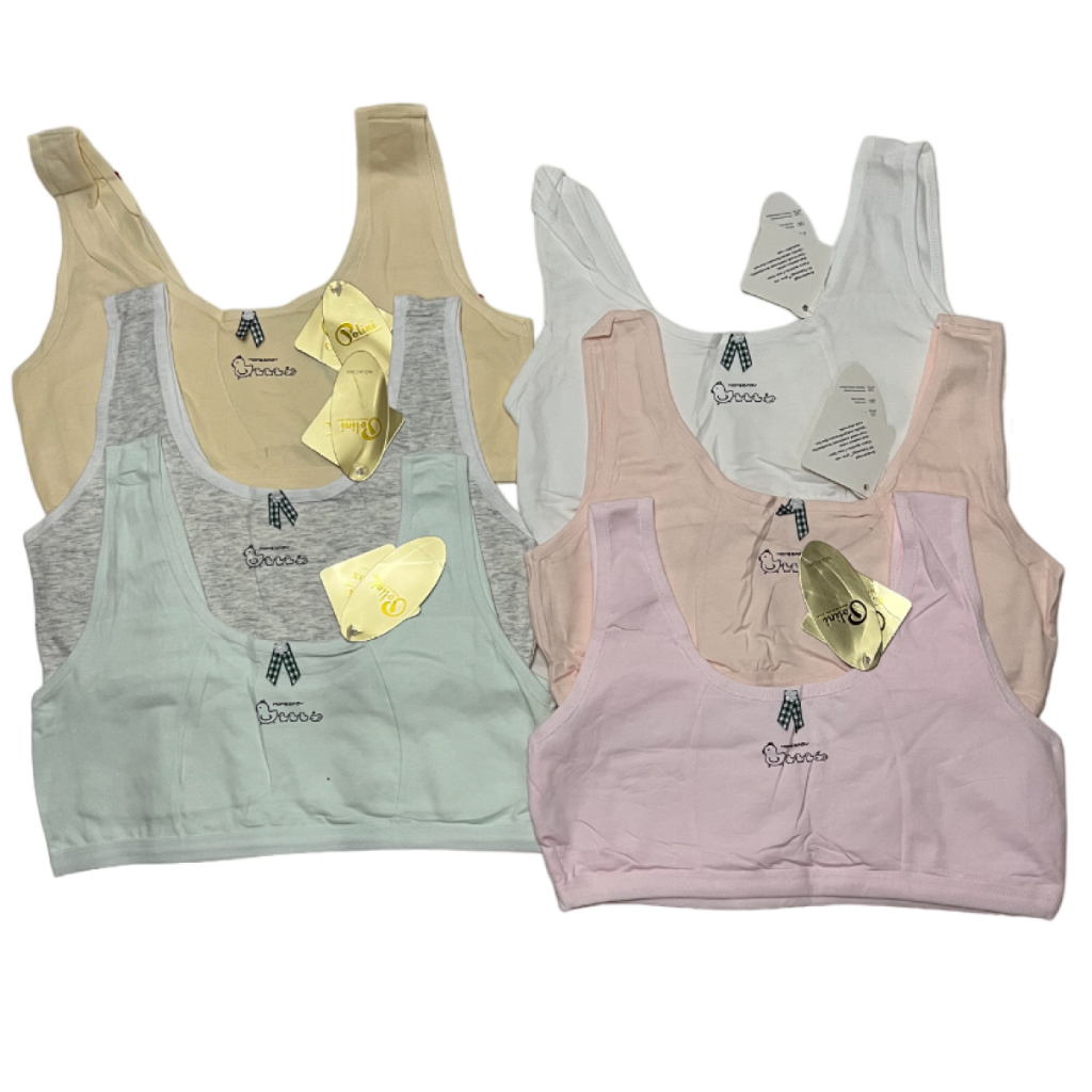 [3/6/12 Pcs] Promo BH miniset wanita Polini AC960 polyester termurah motif ayam lucu tanpa busa