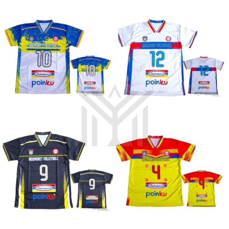 Jersey voli Uniseks Indomaret full print