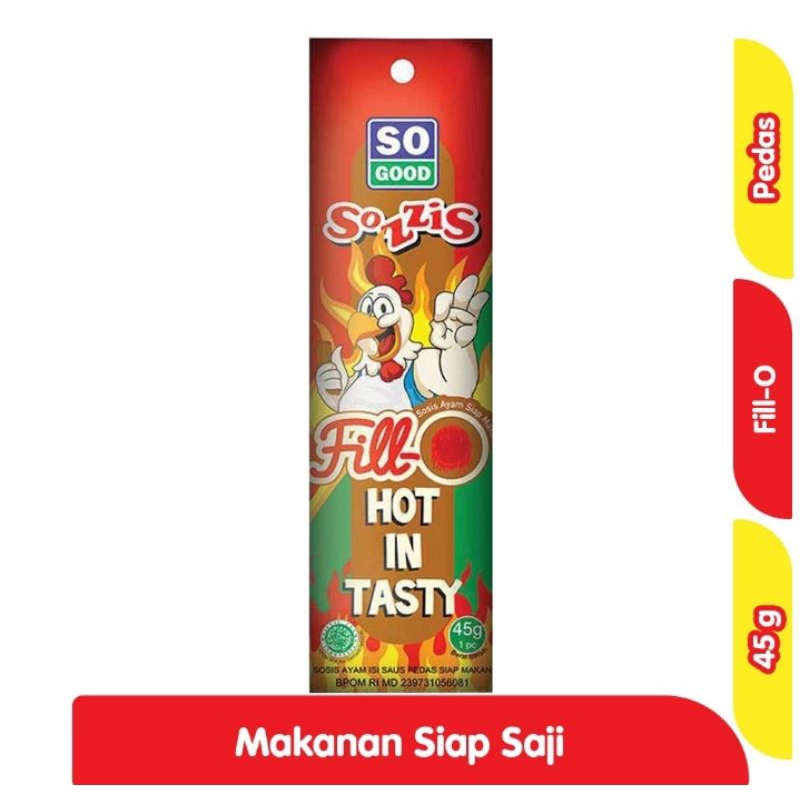 

SOZZIS Fill-O Sosis Siap Makan Ayam Saus Pedas 45 g