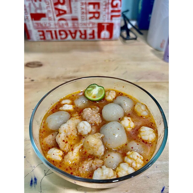 

Baso aci ayam suir viral murah banget