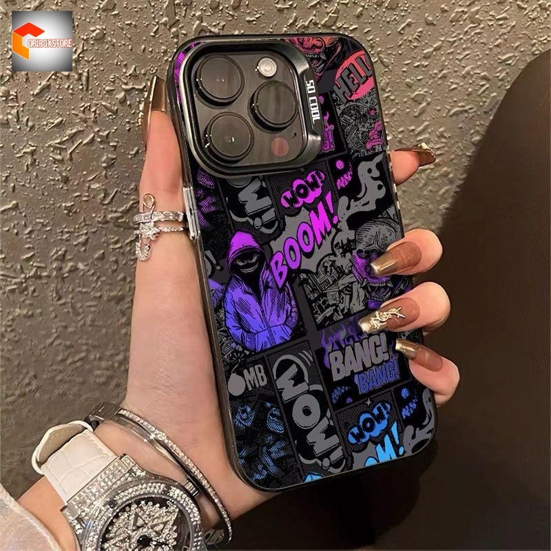 PREMIUM MATTE HARD CASING HP GRAFFITI CASE  Compatible For Iphone 7 8 7+ 8+ 11 12 13 14 15 16 17 17A