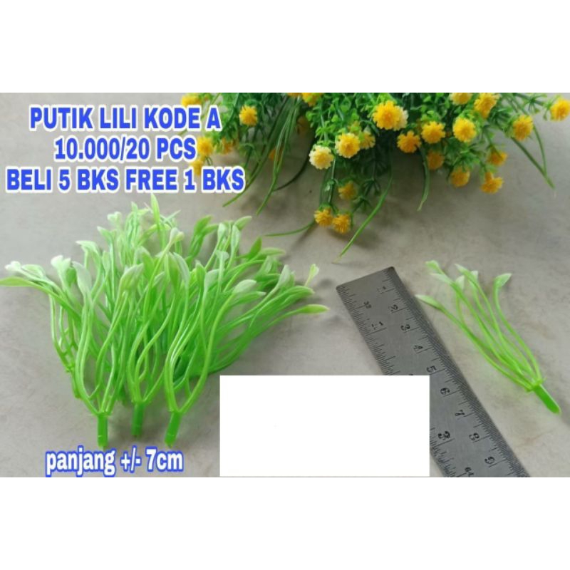 putik bunga plastik putik bunga lili A putik bunga imitasi putik bunga plastik putik bunga stoking p