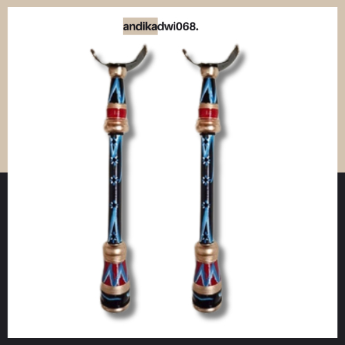 [SALE MURAH] TEROMPET JARANAN MOTIF SEDANG / SELOMPET JARANAN DENGAN KEPIK / TEROMPET REOG PONOROGO 