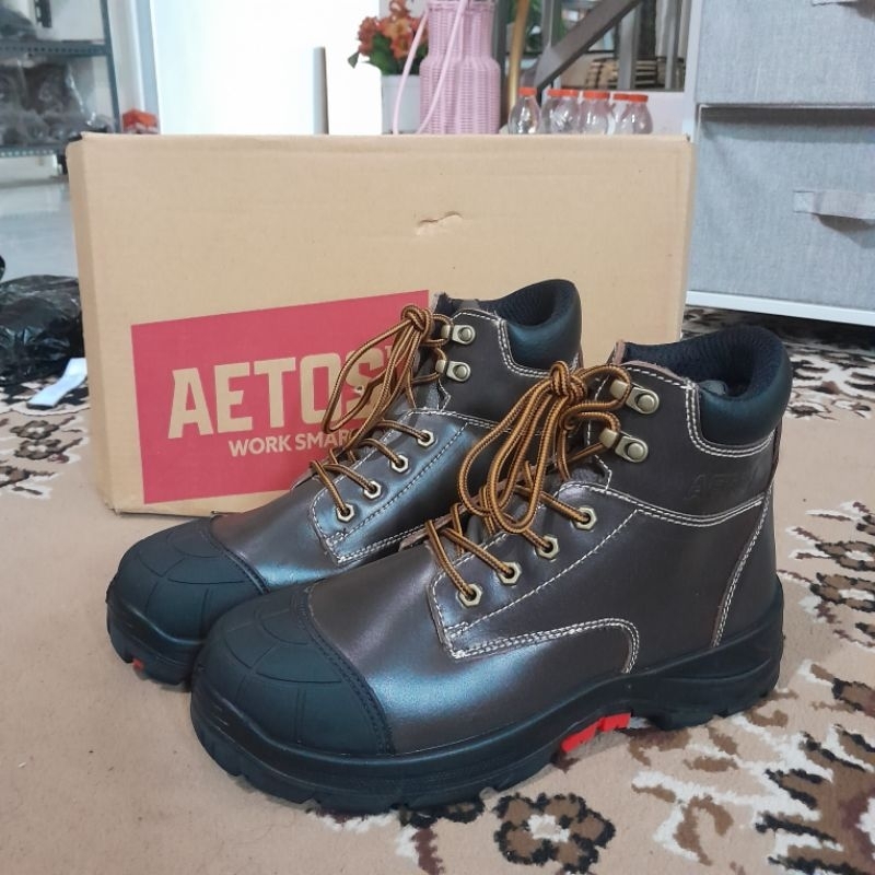 sepatu safety aetos tungsten + sc 893029