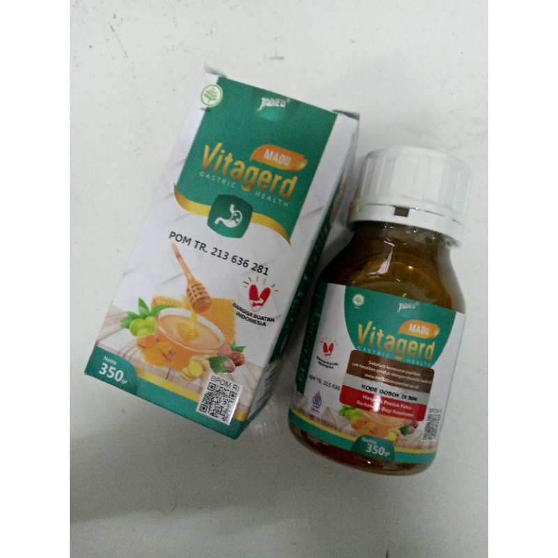 

Madu vitagerd Obat Lambung Herbal Atasi Asam Lambung Maag & Gerd 350 gr