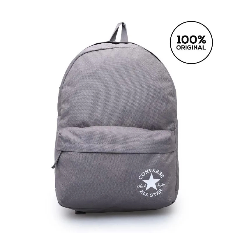 Converse New Good Level Bp (Replace Speed2) Charcoal Grey CON23811-A05 Backpack Bag Tas Original Ori