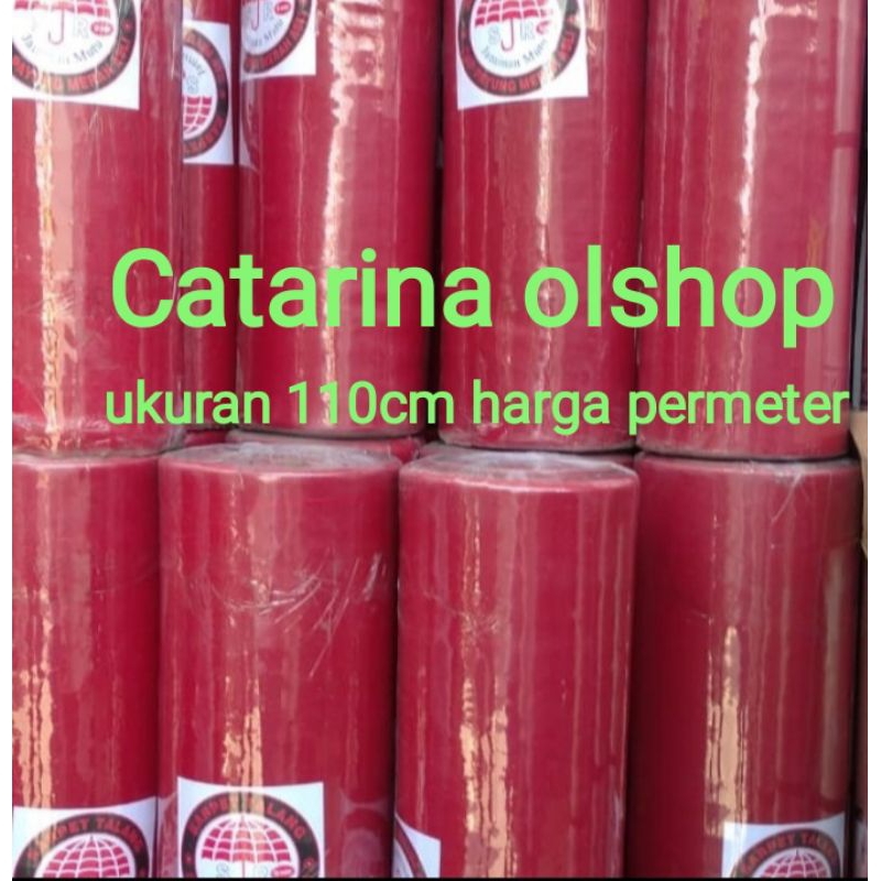 karpet talang air cap payung ukuran 110cm harga permeter