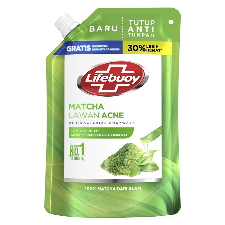 Lifebuoy Matcha Green Tea Body Wash 400ml x4