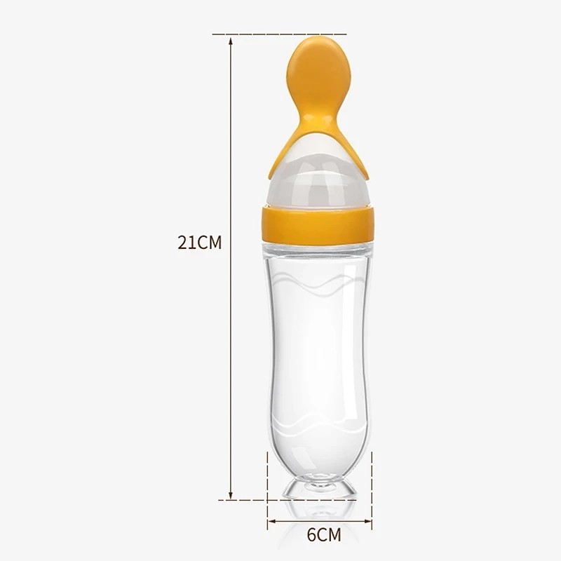 Bottle Feeder - Botol Sendok Baby Silicon BPA Free - Sendok Botol Bayi