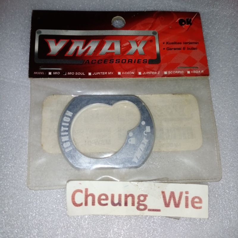 90791-A015R tutup Cover Kunci kontak Depan silver ori YMAX Mio Soul & Fino Karburator