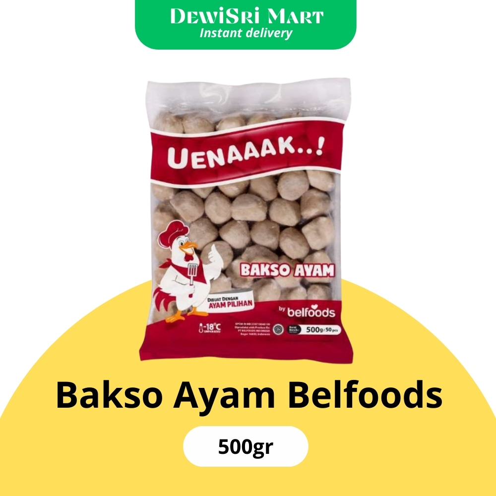 

Bakso Ayam Belfoods 500gr - Dewi Sri Mart