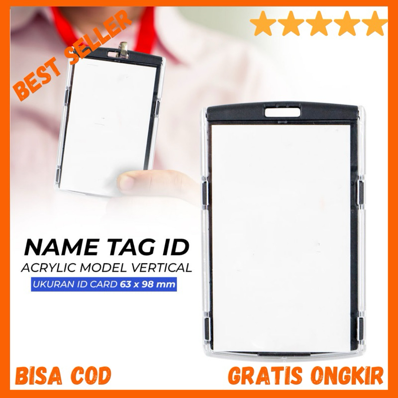 

Name Tag ID Acrylic Model Vertical