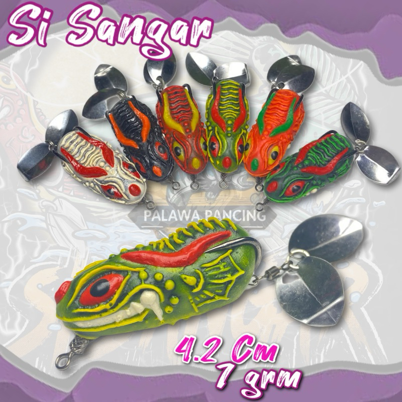 Softfrog Si Sangar 4.2 Cm Lure Casting gabus Toman