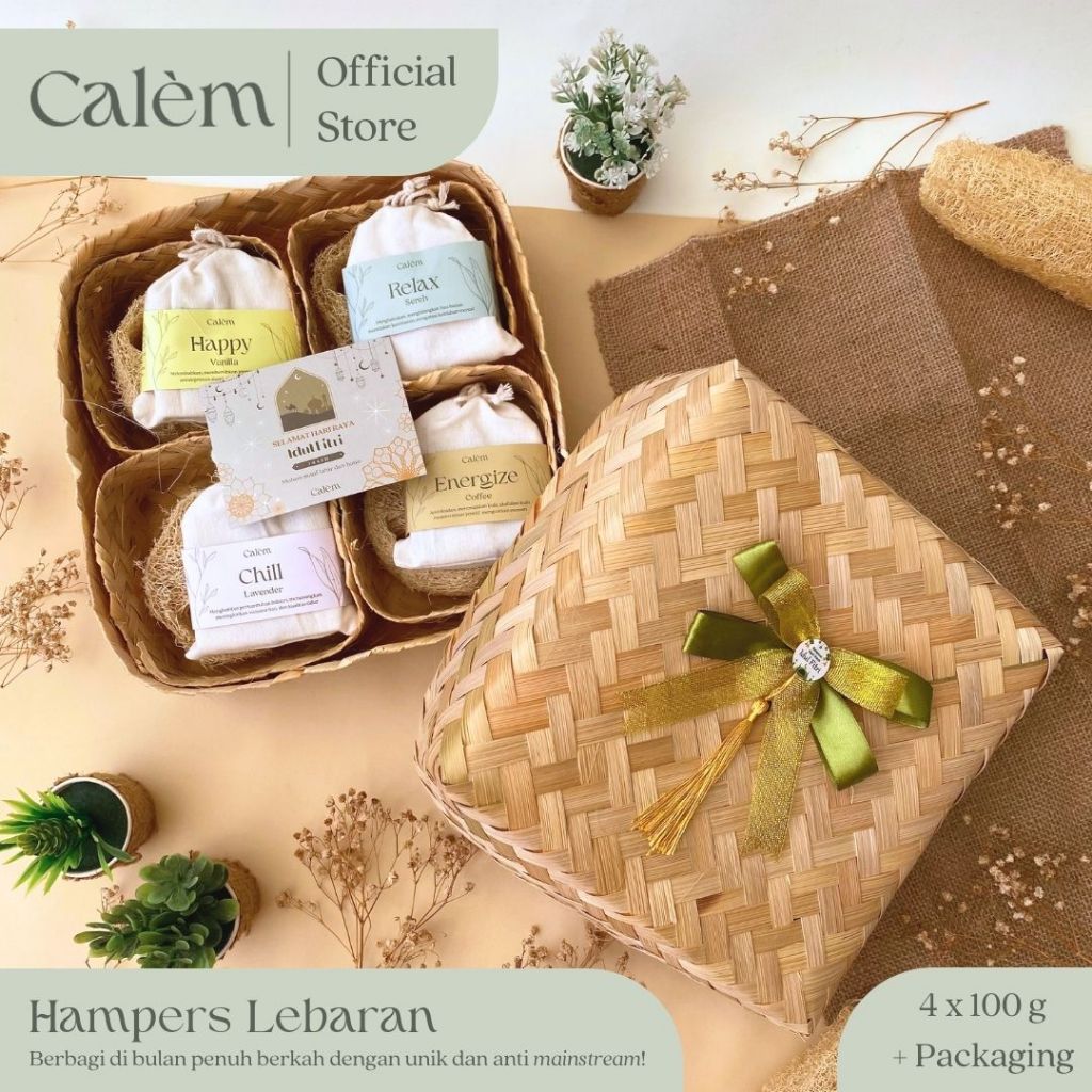 Hampers Lebaran Unik Sabun Calem Sabun Mandi Alami dan Natural Hampers Kado Lebaran untuk Hadiah