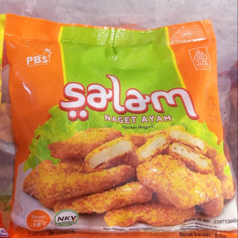 

❄LANGSUNG KIRIM❄ SALAM Nuget Ayam 250gr / Frozenfoods Murah