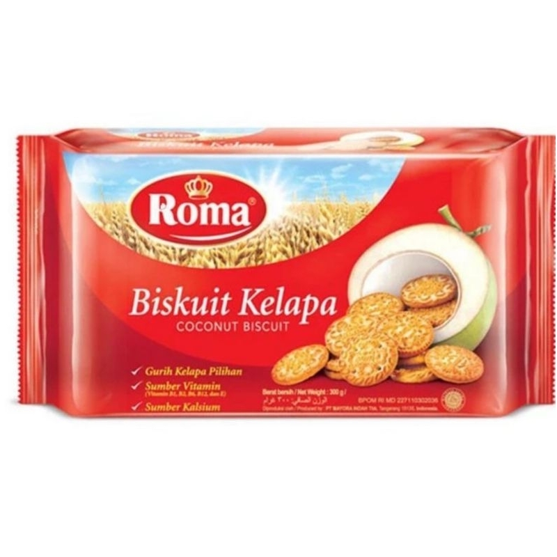 

Biskuit Roma Kelapa 300g