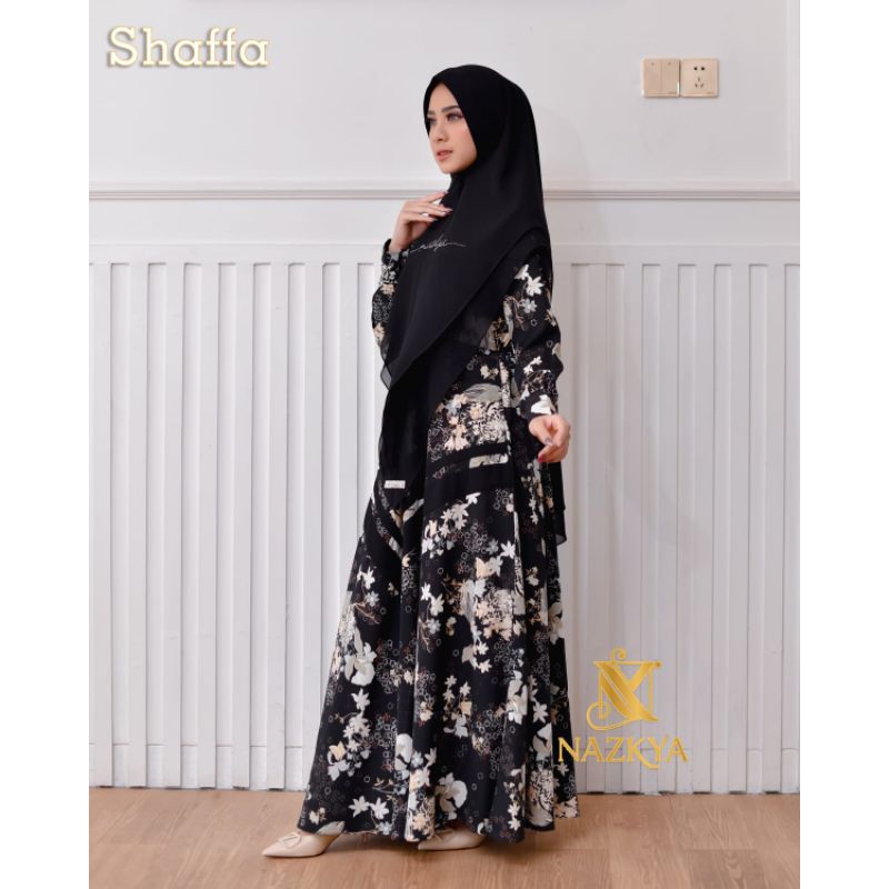 Gamis Set Khimar Syari Saffa ORI By Nazkya