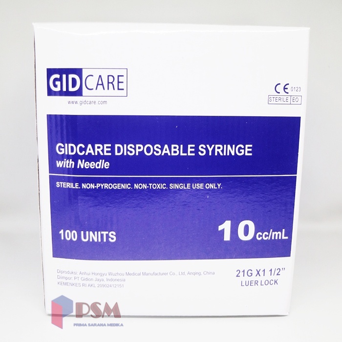 Spuit / Syringe 10cc GidCare