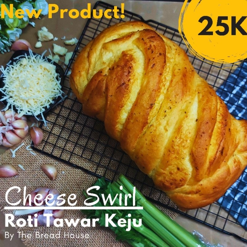 

Cheese Swirl/Roti Tawar Keju/Roti Keju