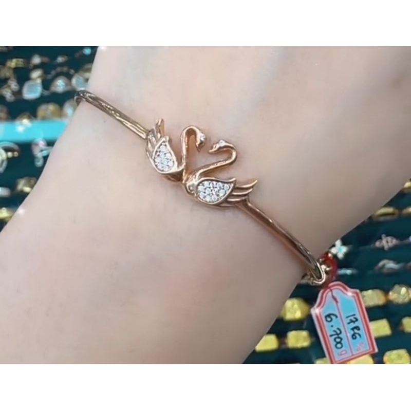 Gelang bangle emas 75 bebek