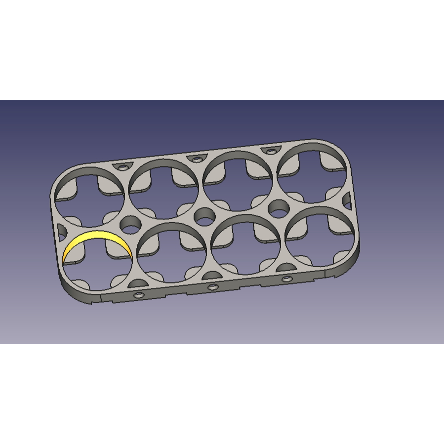 RK DIY Battery Pack - Holder Lithium Battery 8S 1P Lifepo4 32650 32700 32mm