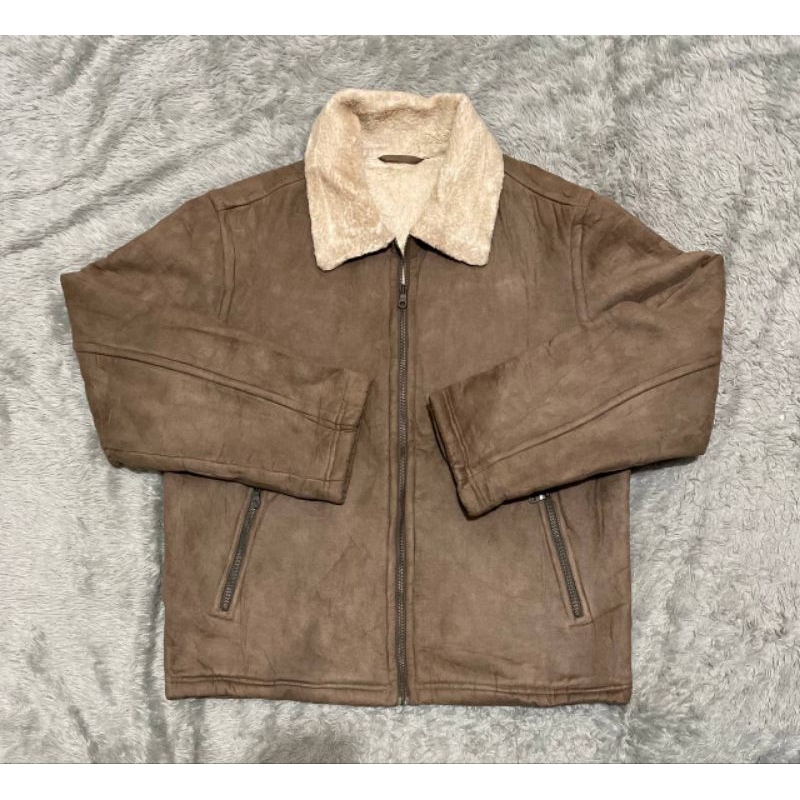 Jacket Vintage Suede Uniqlo