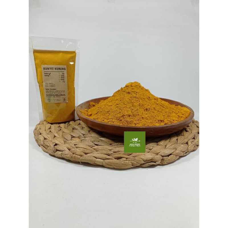 

KUNYIT KUNING BUBUK 1Kg - CURCUMA LONGA - JSR - PREMIUM QUALITY