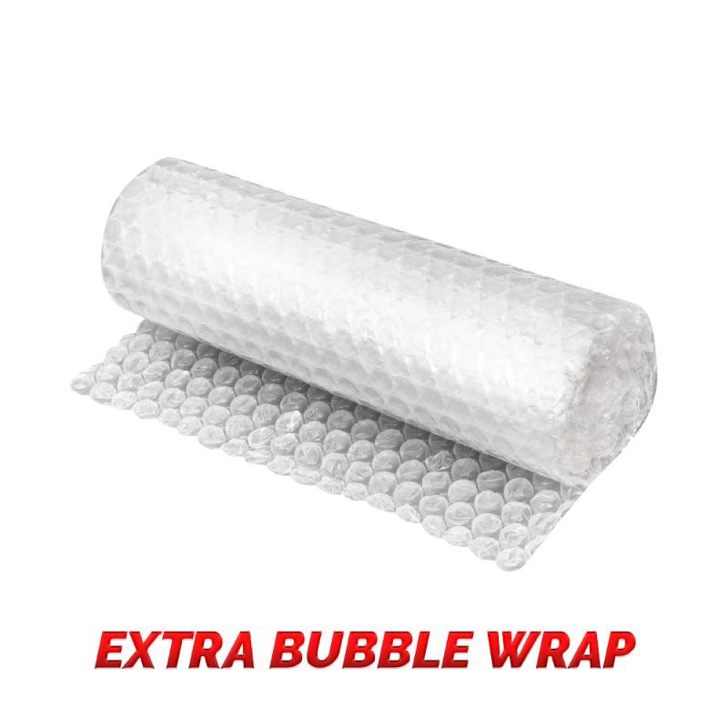 

Tambahan extra bubble warp untuk packing lebih aman