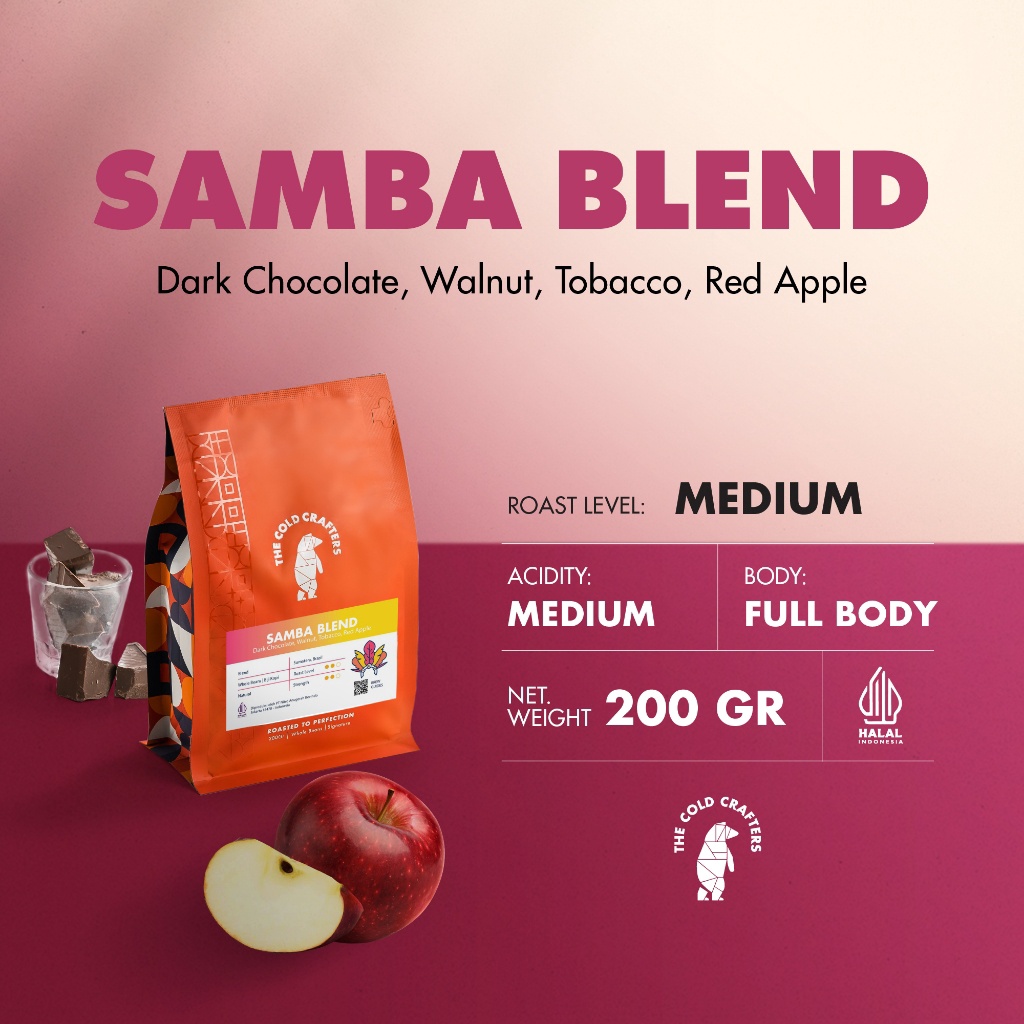 

MALL Samba Blend Arabica Coffee Arabika Biji Kopi Bubuk Grade 1 murah