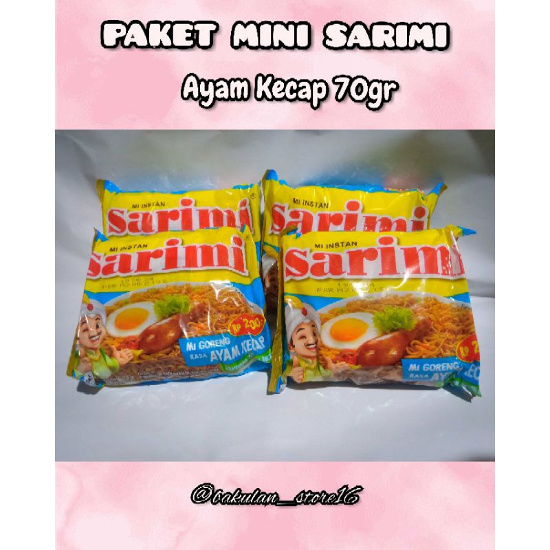 

Paket mini sarimi 70gr