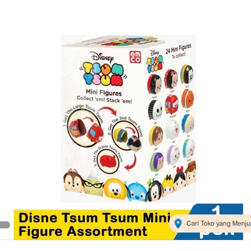 Emco Disney Tsum Tsum Mini Figure Assortment