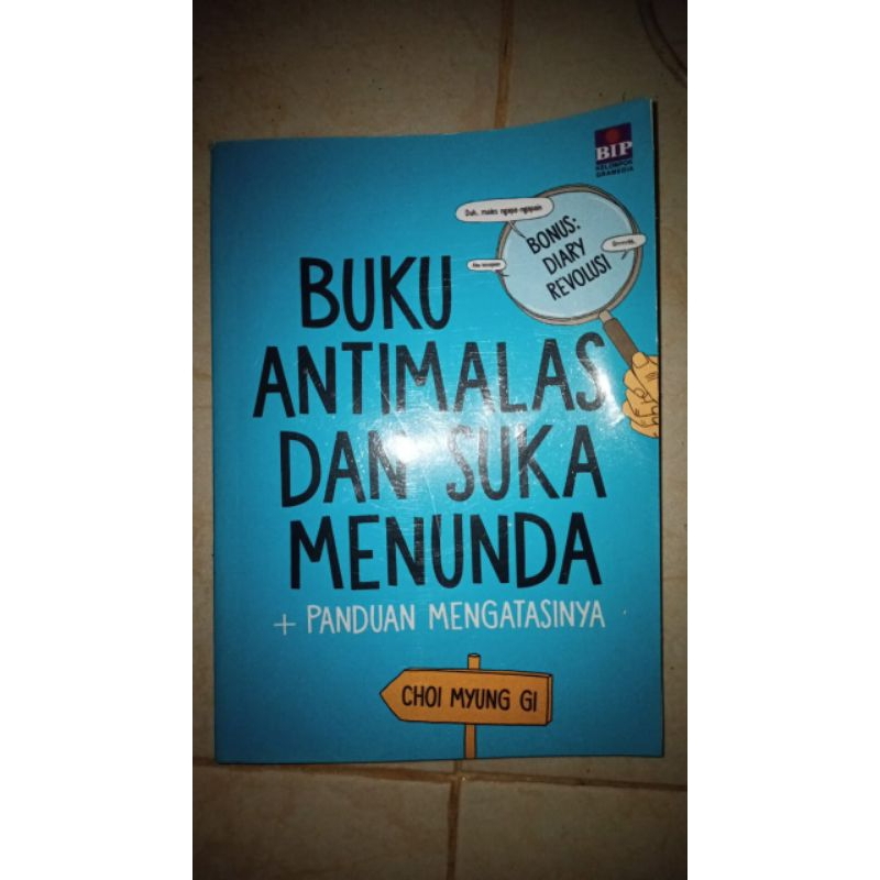 BUKU ANTI MALAS DAN SUKA MENUNDA