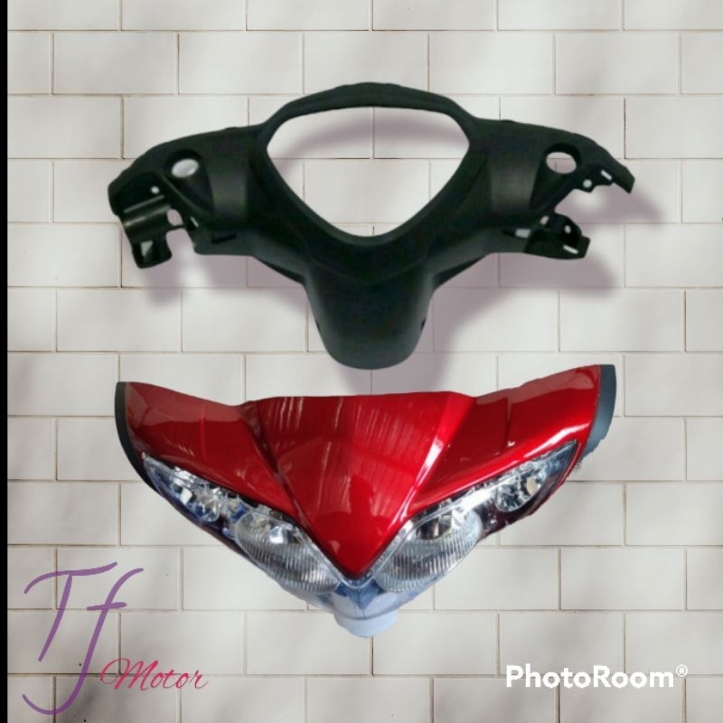 Batok depan belakang Jupiter z Burhan merah maroon pala depan Jupiter z Burhan merah maroon