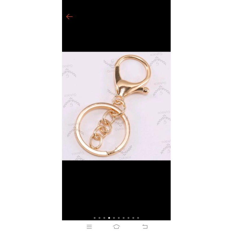 ring gantungan kunci ring chain tebal