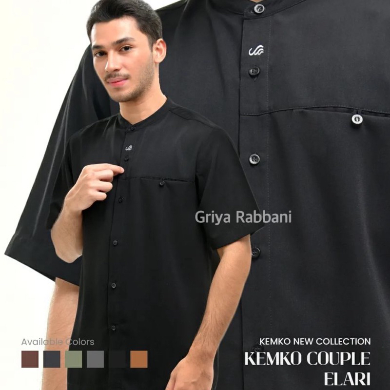 kemko elari pdk - baju koko pendek rabbani - Kemko yazan pdk - baju koko pendek dewasa - baju koko w