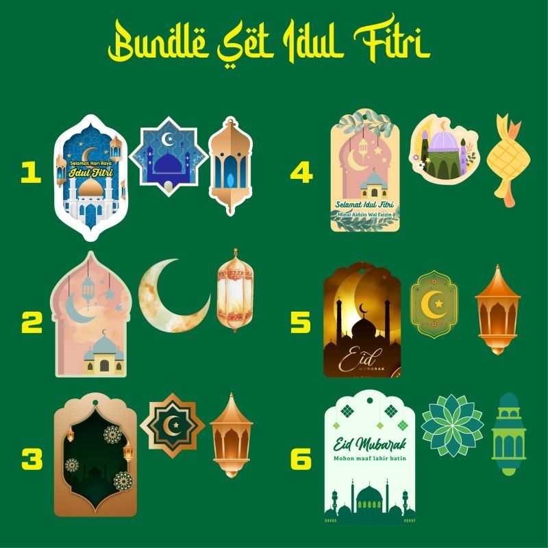 

Bundle Thank's Card / Sticker Idul Fitri Edition