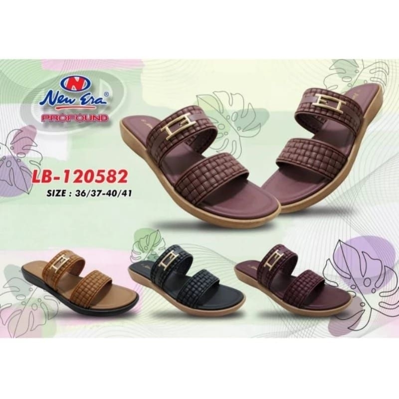 sendal karet cewek new era ban2 terbaru